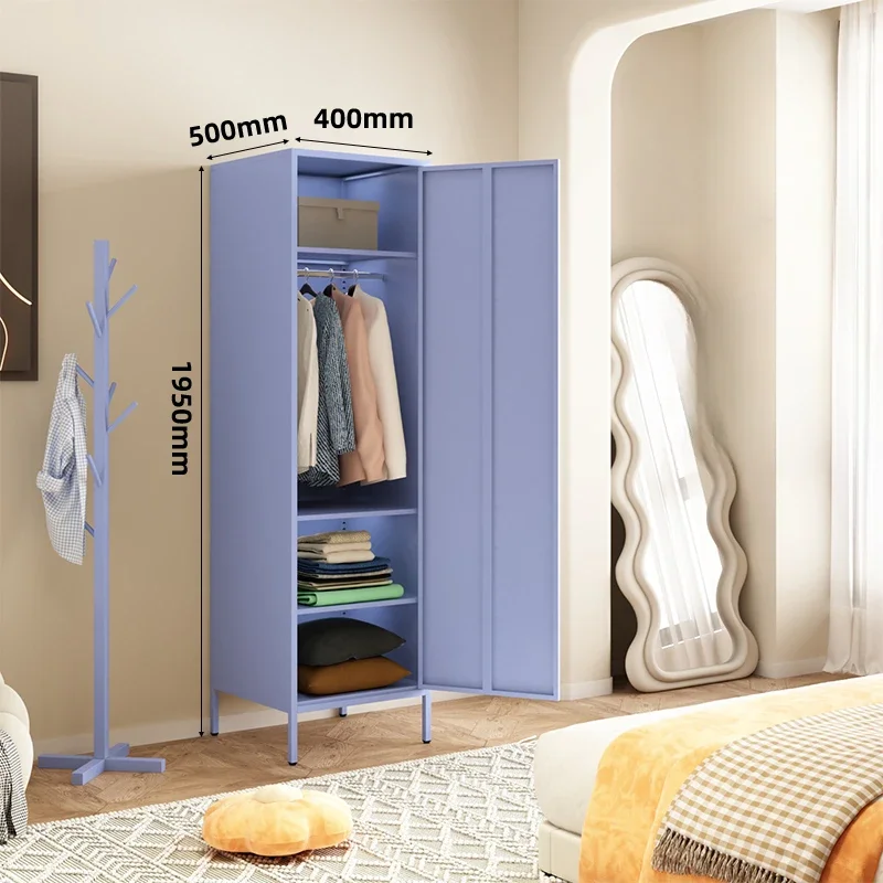 Kids Wardrobes Closet Clothes Organizer Hangers Bedroom Storage Cabinet Shelves Mobile Penderie Enfant Modern Furniture CY50CW