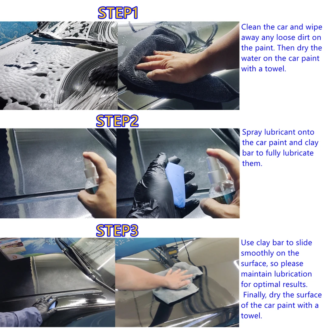 4 Barre Di Argilla Per Lavaggio E Pulizia Auto 100g, Auto Magic Clay Bar - Foto 6