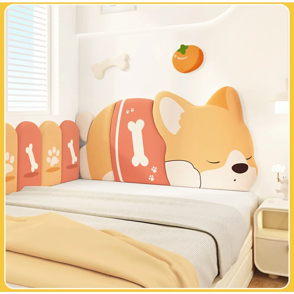 Tatami Wall Circumference Soft Bag Children's Room Boys and Girls Cute Animals Headboard Backrest Pad Anti-collision Baffle Wall