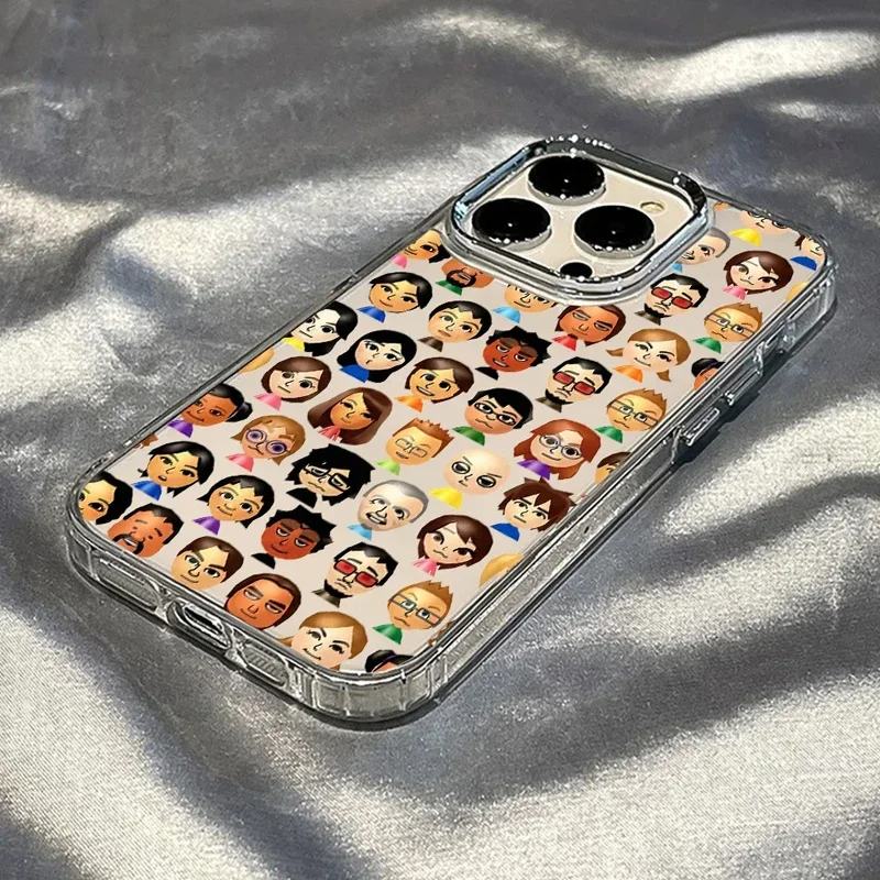 Transparent Full Screen Character Phone Case with Soft Cover