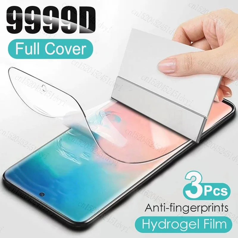 

3Pcs Screen Protector Hydrogle Film For Realme GT3 V30T V30 GT Neo5 150W GT Neo5 240W GT Neo5 SE Narzo 60x 60 Pro N55 N53 GT5