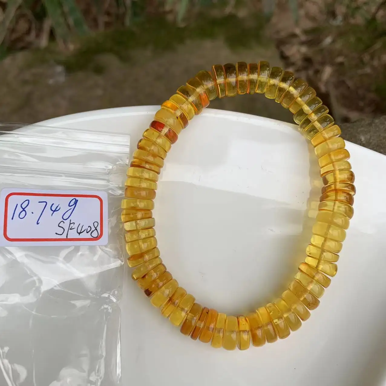 100% natural baltic amber bracelet Jewelry MM Genuine Charm Bracelets Cute/Romantic Women