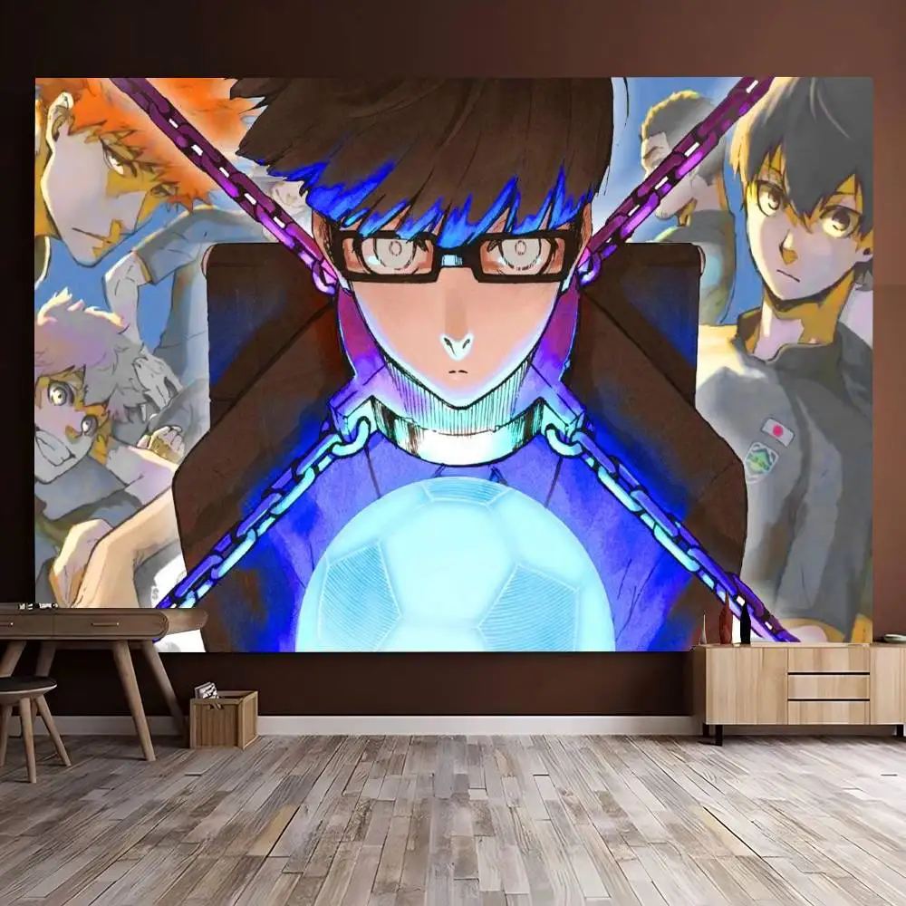 Japanese Hot Anime BLUE LOCK Backdrop for Photography and Party Decoration