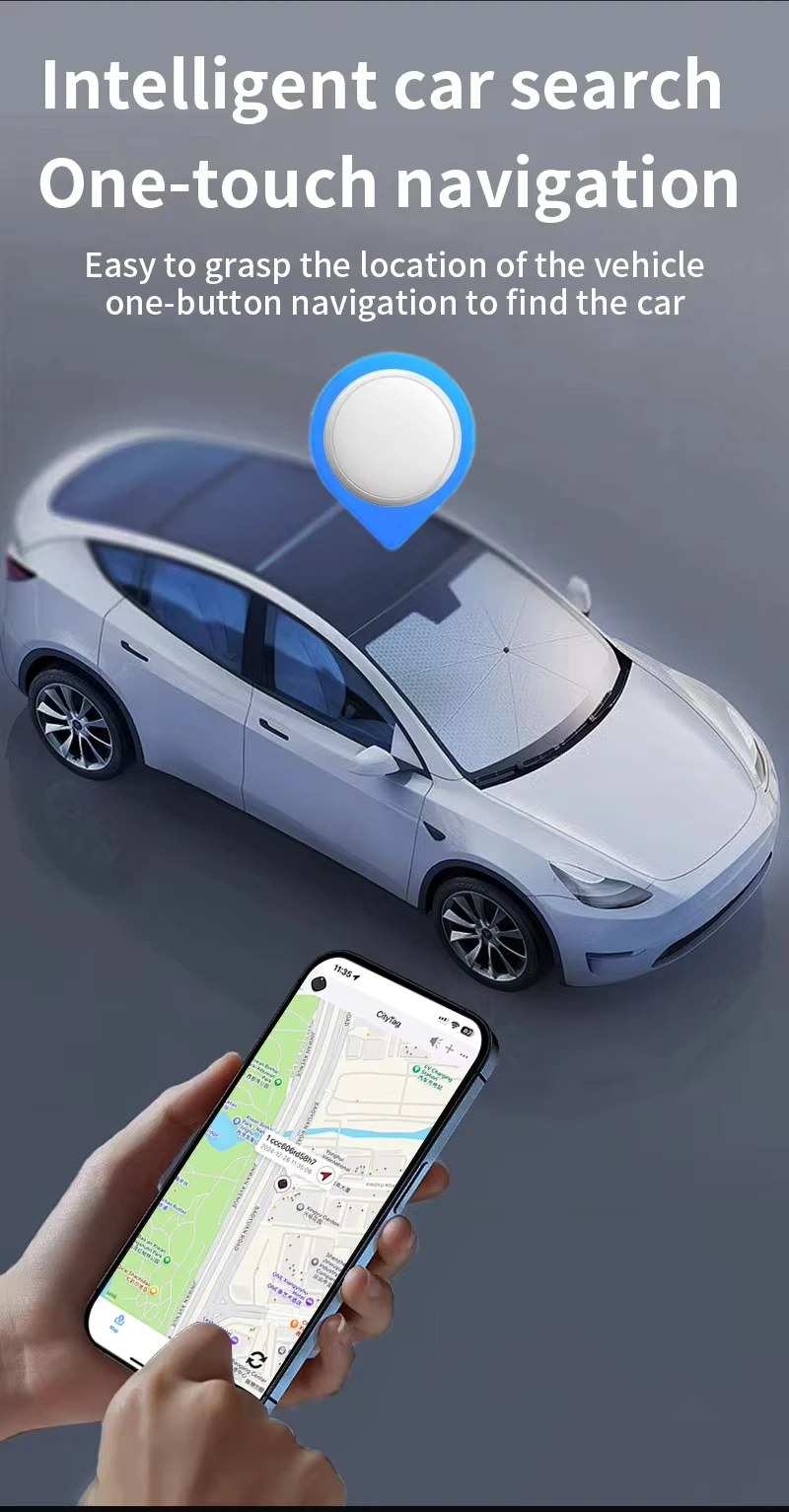 10pcs 미니 시티 태그 트래커 GPS 무제한 범위 항공 태그 트래커 안드로이드 IOS 스마트 파인더 로케이터 내장 자석