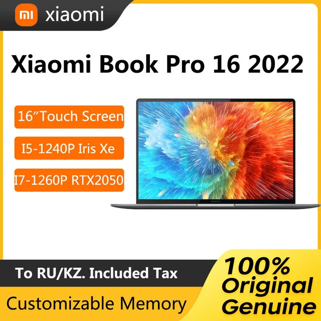 2022 Xiaomi Book Pro 16 Laptop 16 Inch 4k Oled Touchscreen Notebook I5 1240p 16gb 512gb.jpg