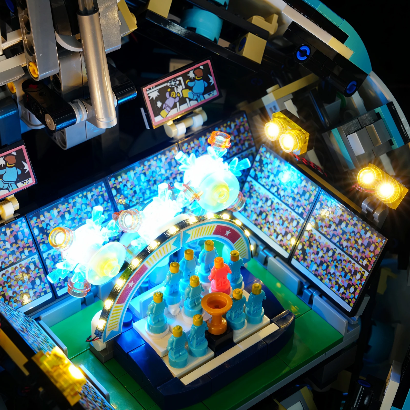 레고 43019-월드컵 축구용 MAXCXT LED 조명 DIY 장식 램프 (빌딩 블록 세트는 포함되지 않음)