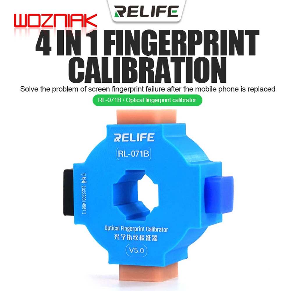 RELIFE RL-071B 4 in 1 Optical Fingerprint Calibration Solve Mobile Phone Screen Fingerprint Failure for HUAWEI/MI/OPPO/VIVO mobile phone repair tools mobile phone repair tools kit