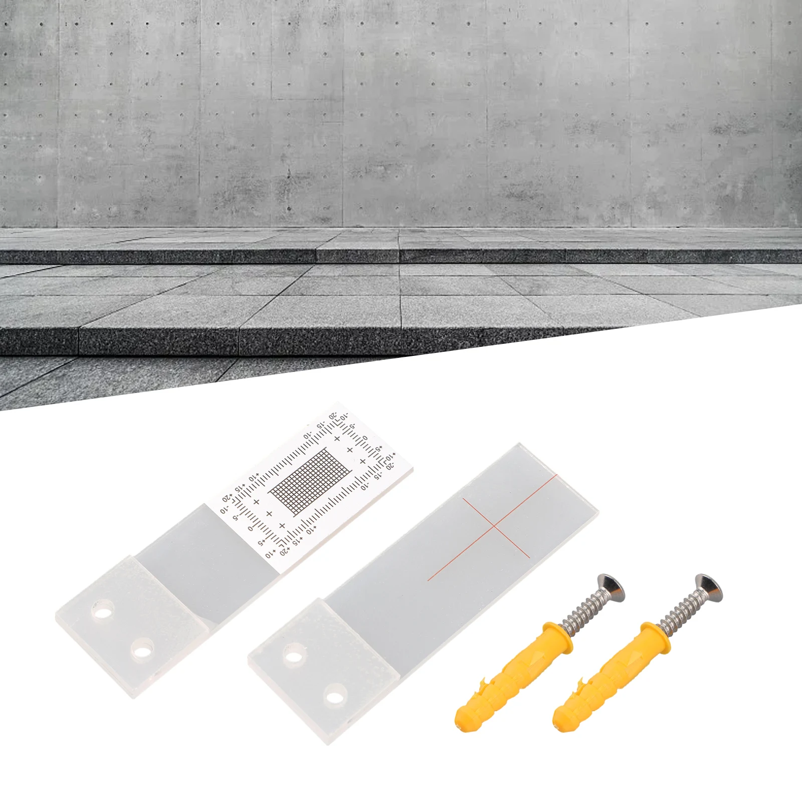 

Plastic Crack Monitor Linestorm Corner Tell Tale Crack Monitor Measurement Grid For Wall-Crack Width Monitoring Instrument Parts