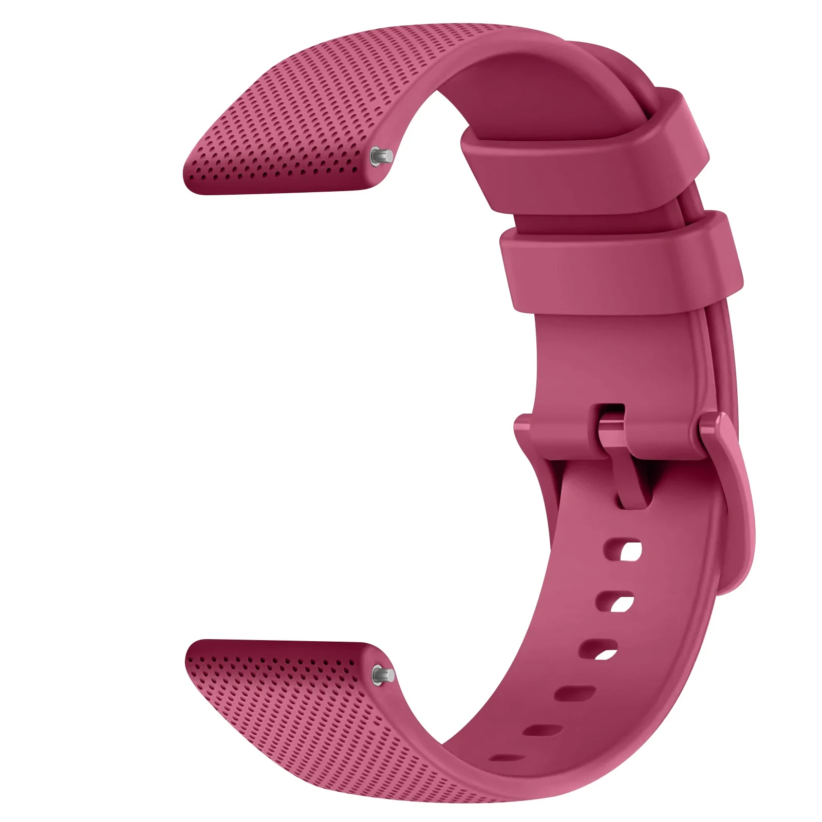 Elegant 18mm Silicone Watch Strap
