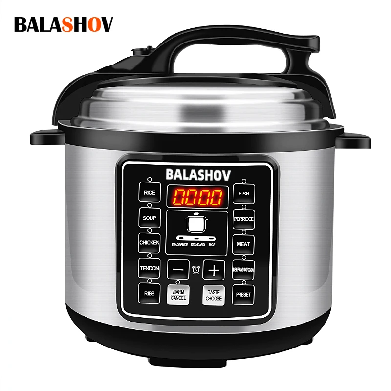 MultifunctionElectricPressureCookersSoupPorridgeRiceHeatingMealHeaterKitchen5L