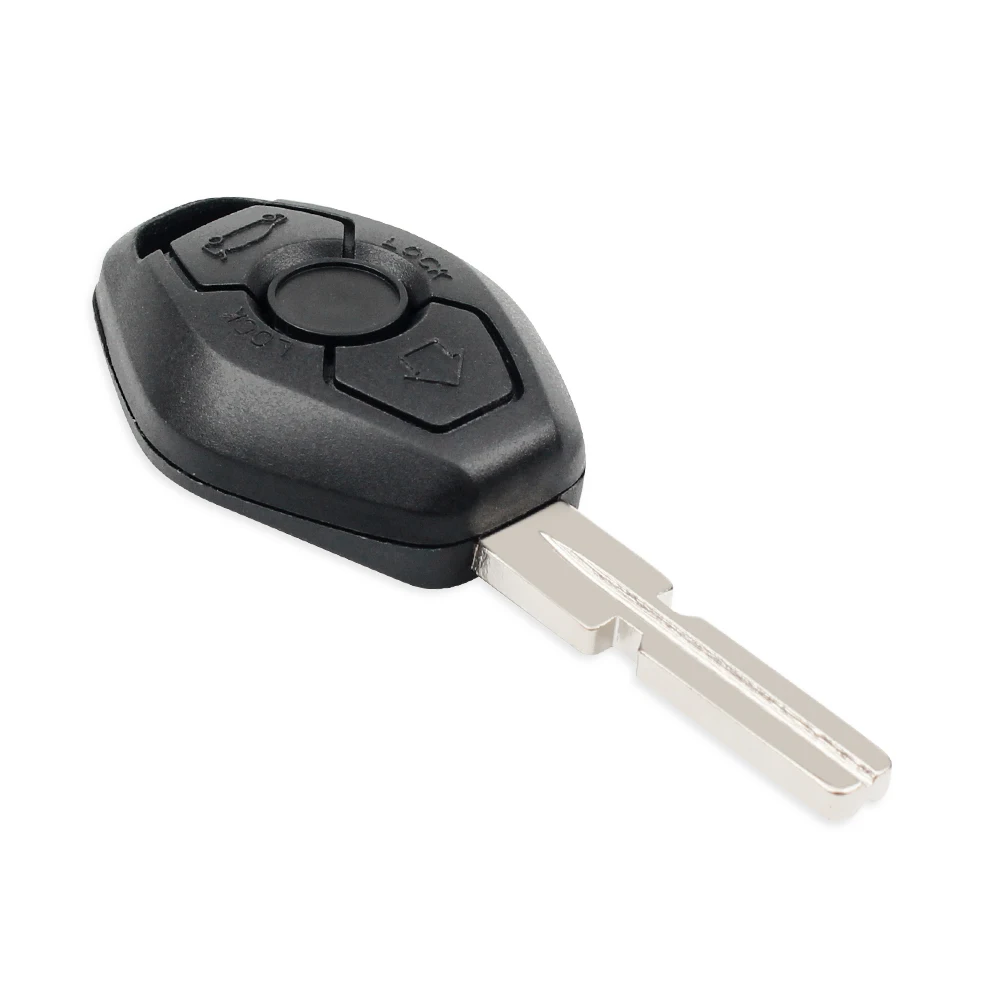 BMW 3 Series Key Fob Remote Replacement For 2006-2007 320i 325i 330i E46 CAS2 System - LX8FZV Black