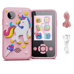 Children's Smart Music and Game Camera Toy - Fun and Interactive Gift (Pink)