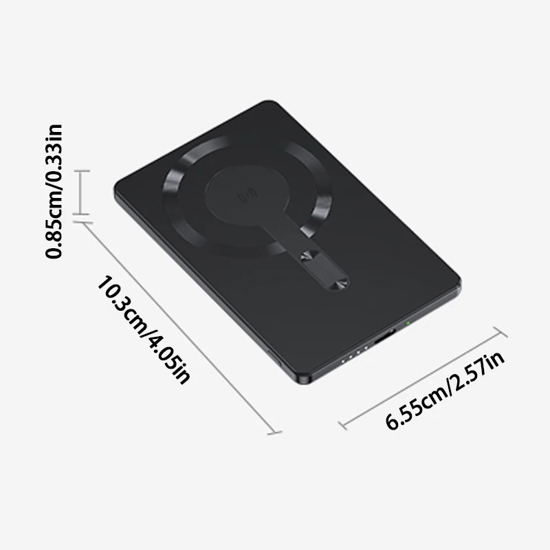 5000mAh Magnetic Power Bank Slim Wireless Powerbank Portable External Battery for Magsafe for iPhone 16 15 Samsung/Xiaomi 2