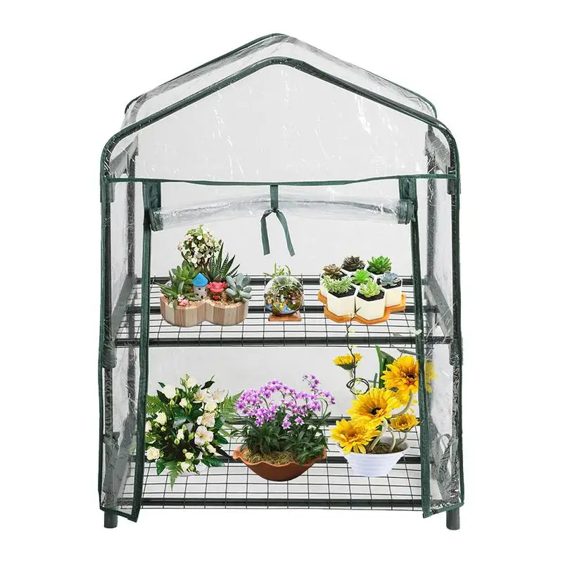 Outdoor For Garden Giardinaggio Warm Waterproof Serra Mini Fioriera Portatile House Flower Frame Meaty Sun Room Hothouse Cover
