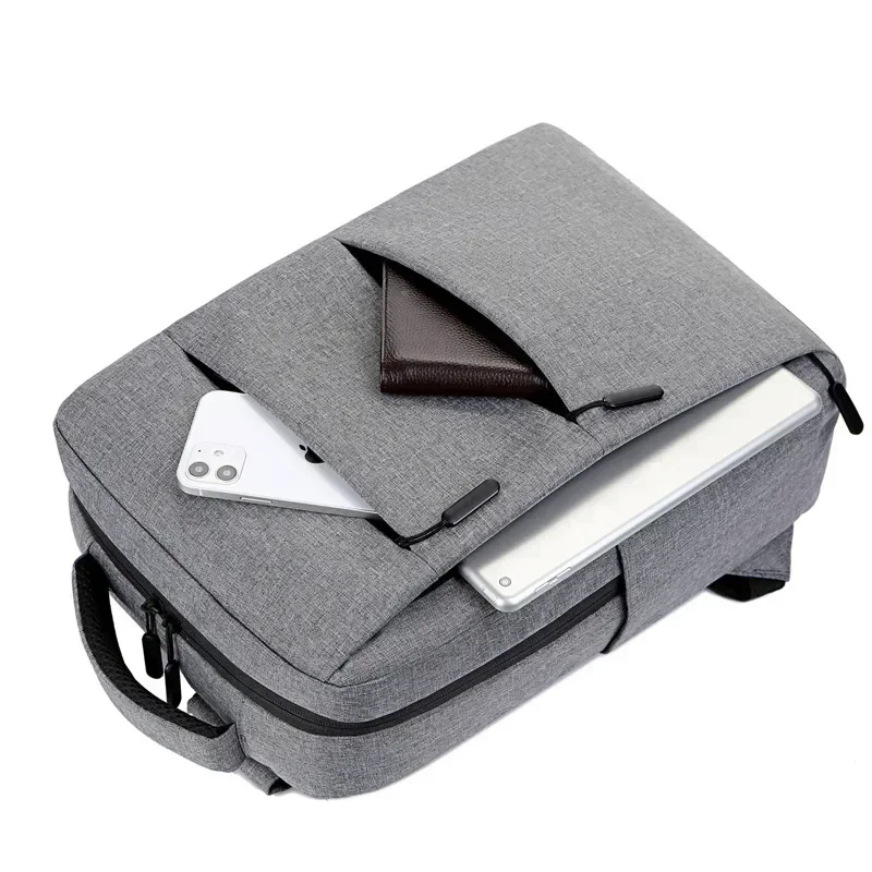 Men's Backpacks Oxford Waterproof Rucksack Business Computer Bag Casual USB Backpack Senior High School Student Schoolbag Large 4