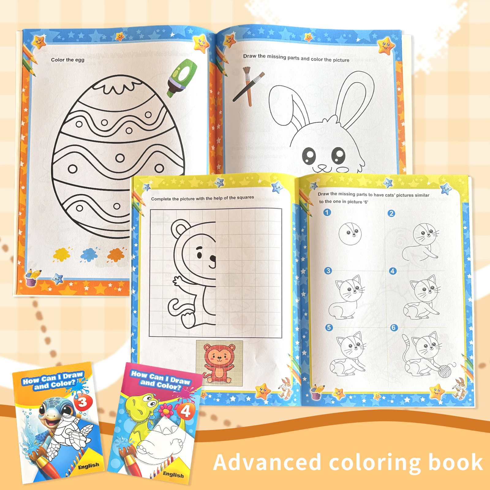 Children's Drawing & Coloring Book Ages 4-8 5