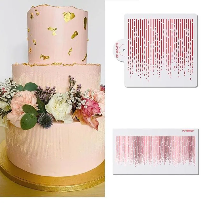 Aomily Flower Design Cake Stencil Fondant Decorating Stencils Templates  Mold Baking Cake Tools New Style Wedding Baking Tools - AliExpress
