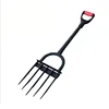Garden Soil Turners Ground Plowing Fork Steel Fork Manual Soil Plowing Shovel  Flowers Vegetables Soil Turners For Household Use 1