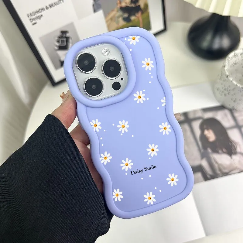 Daisy Flowers Candy Color Soft Phone Case Cover
