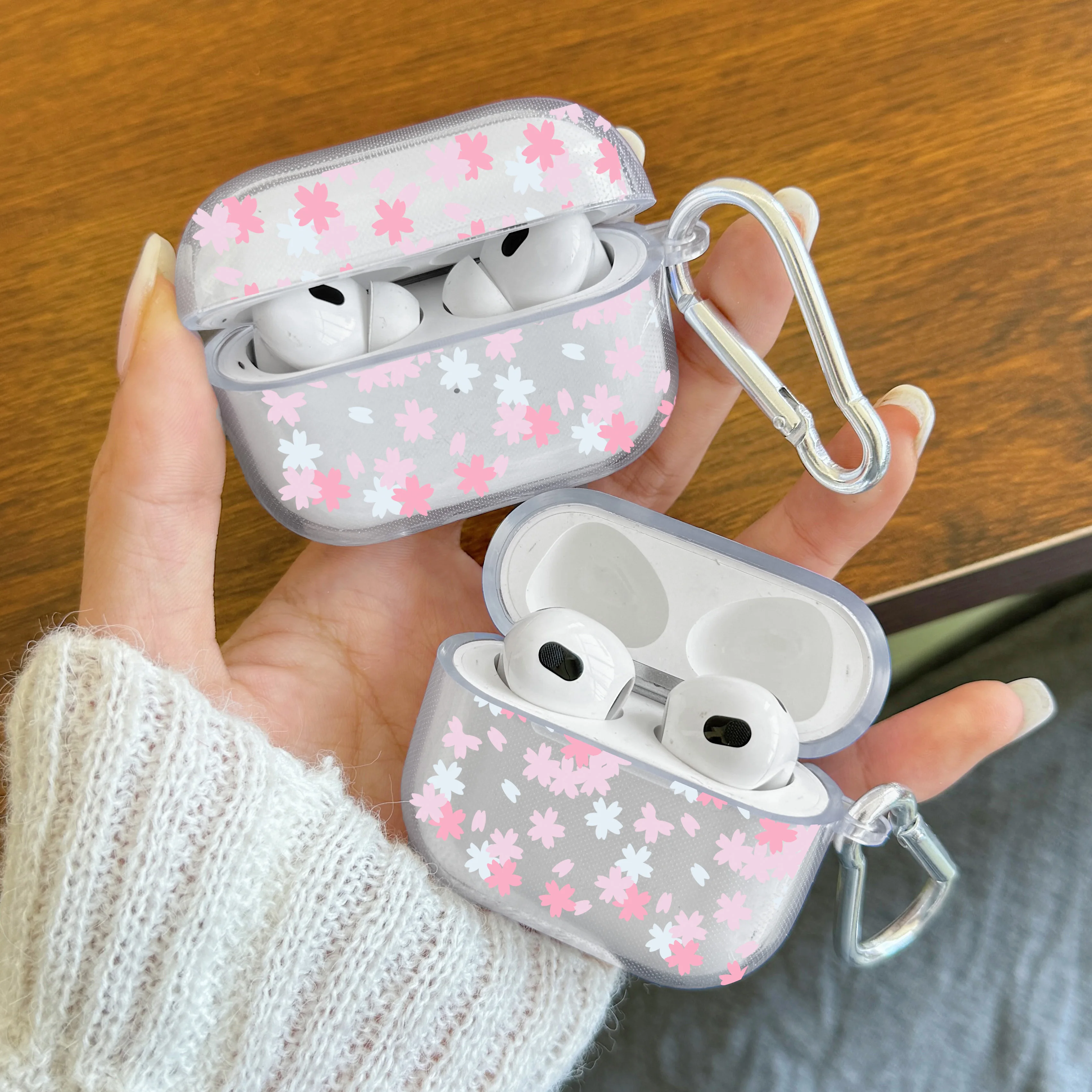 Silicone Clear TPU Case For AirPods Pro Wireless Earphone