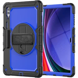 Ultimate 360° Full Coverage Tablet Case with Crossbody Strap and Protective Features for Samsung Galaxy Tab A7 Lite (Dark Blue PC)