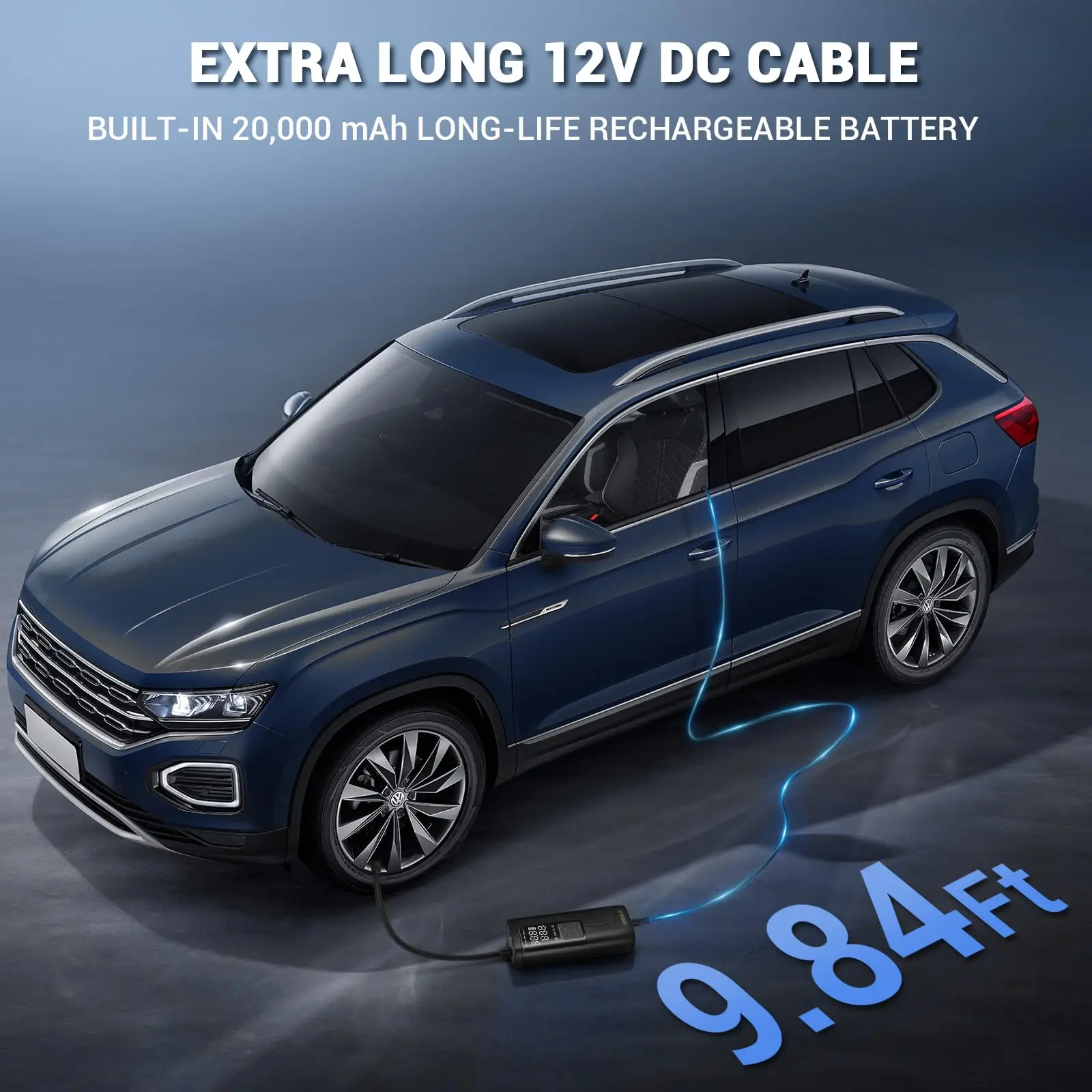 ������ Ÿ�̾� ��â��, �޴�� ���� �����, 20000mAh, 12V DC ���� ����, 3X �� ���� ���� Ÿ�̾� ����, �ڵ���, ������, ������̿�