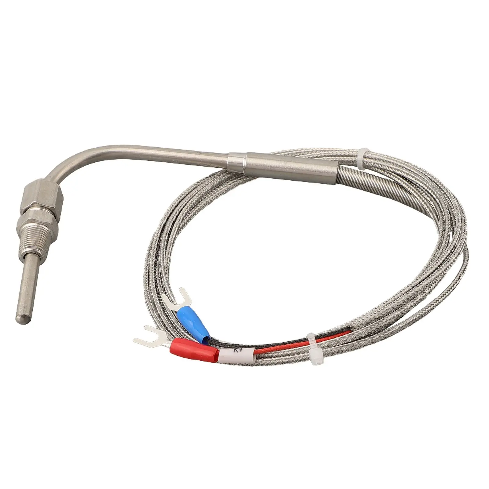 1/8" NPT K Type Thermocouple Exhaust Probe 1200°C Temperature Sensors Thread NPT Threads 2m Cable Adjustable Pressure Lock