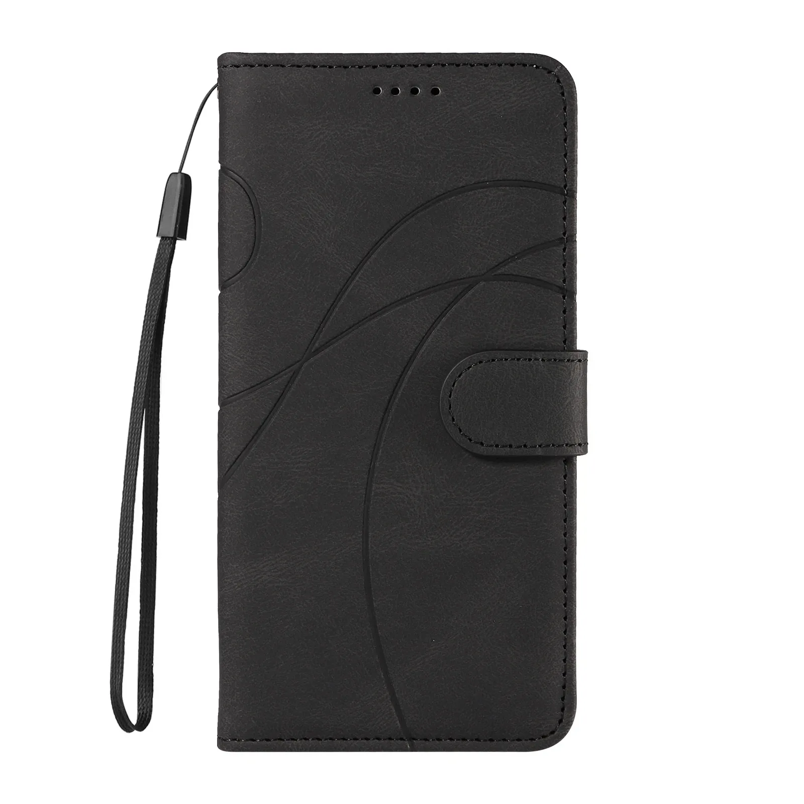 Luxury Leather Wallet Flip Case | Premium Kickstand Book Phone Cover