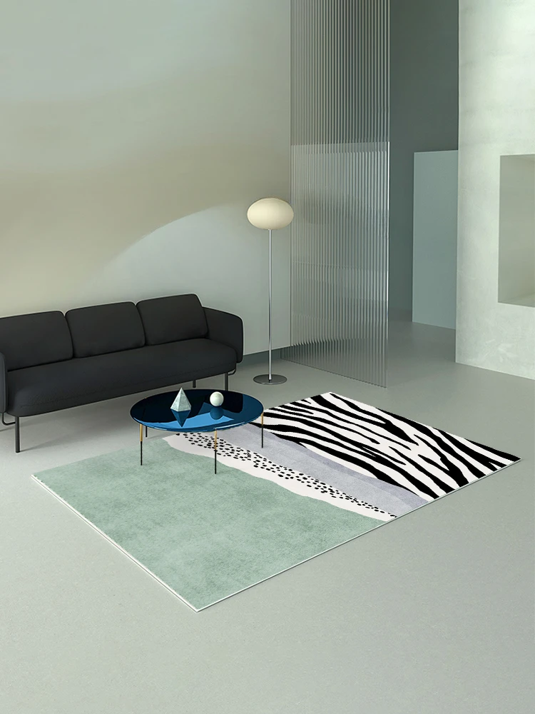 

Artistic Creative Bedroom Large Area Carpets Green Design Bedroom Decoration Carpet Nordic Sofa Coffee Table Cloakroom Rug Ковер