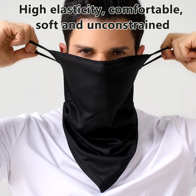 Face Neck Gaiter Hanging Protection Bandana Face Cover Neck Gaiter For Summer Cycling