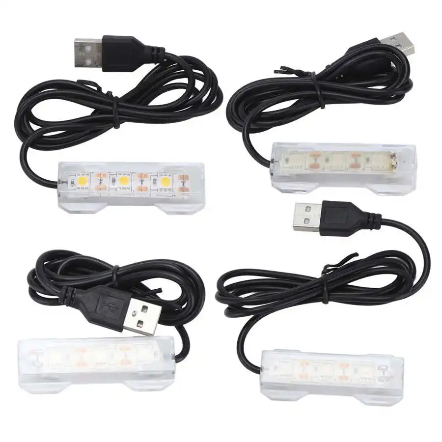 LED Light aquarium light,aquarium lamp Aquarium Fish Tank Plastic Small Aquarium Plants Lighting Landscape Fish Tank USB Light Decorative Lamp