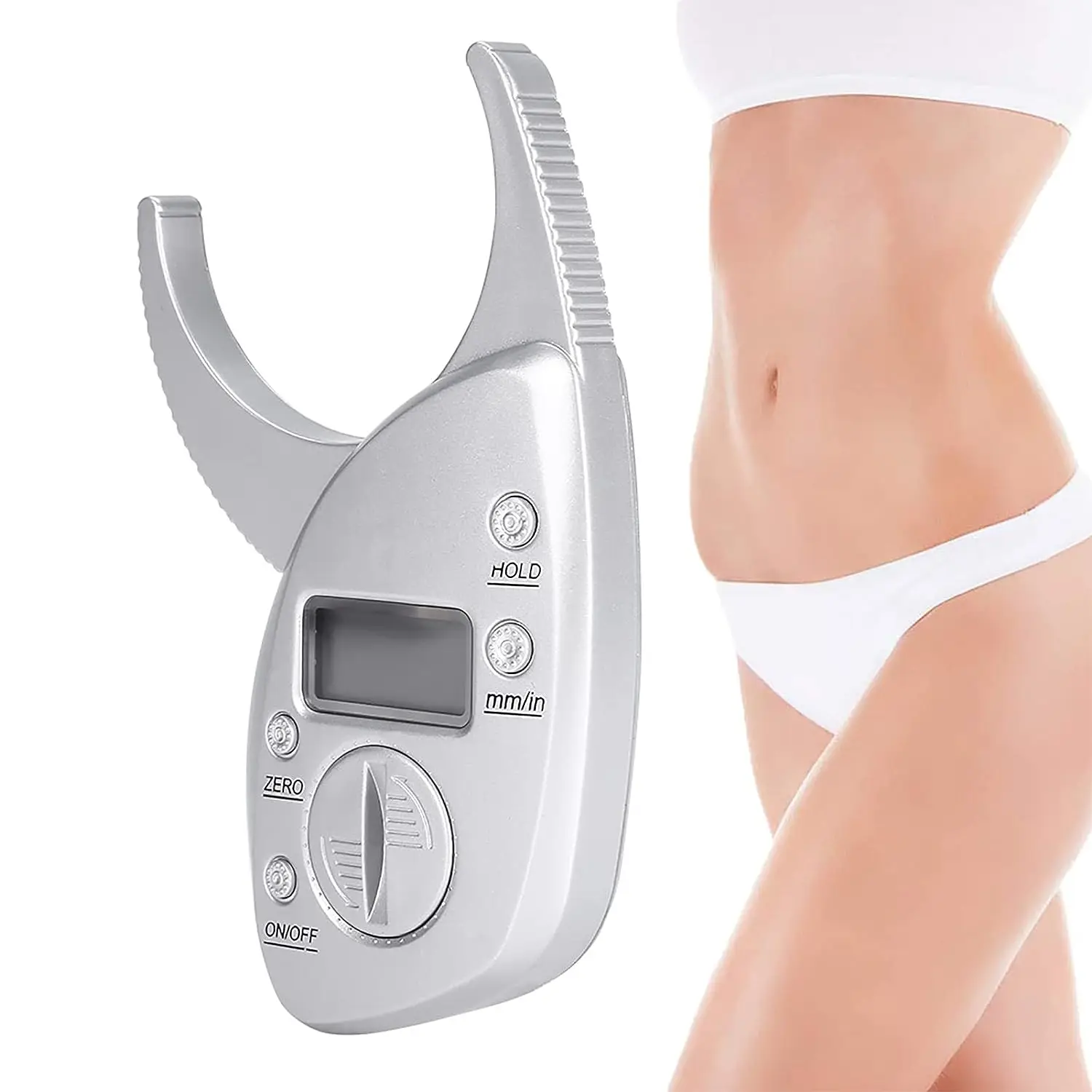 Body Fat Caliper Tester Scales Fitness Monitors Analyzer Digital Skinfold Slimming Measuring Electronic Fat Measure body fat caliper