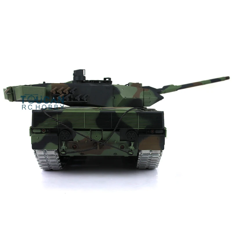 Heng Long 1/16 Scale RC Tank 7.0 Panzer Leopard2A6 RTR Remote Control Tanks Model 3889 W/ 360° Turret Metal Tracks Toys TH17584 5