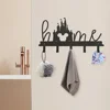 Metal Creative Key Hangers, Wall Mounted Hangers Hooks, Household Multi-Purpose Coat Bag Key Hooks Hanging Wall Art 3