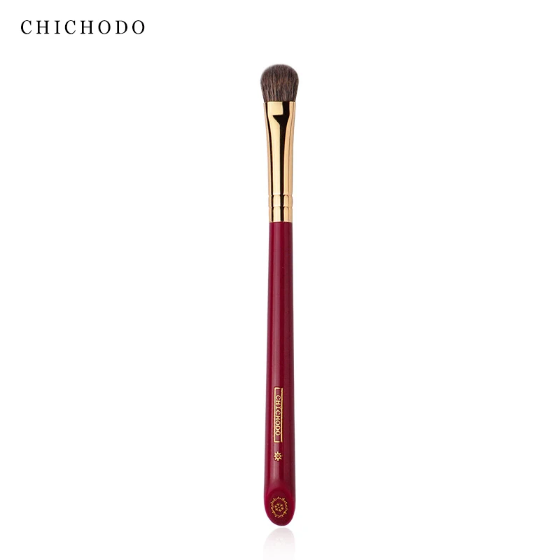 CHICHODO, 럭셔리 메이크업 브러쉬, 대형 아이 섀도우 브러쉬, 천연 동..