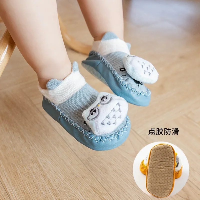 

Baby Floor Socks Cute Short Tube Insulation Cotton Kids Toddler Socks Doll Cartoon Anti Slip Baby Shoes Cute and Comfortable