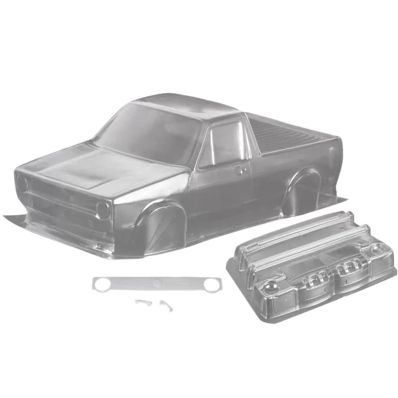 

TC016 1/10 VW Caddy прозрачный корпус корпуса 190 мм для автомобиля на дороге 257 мм Колесная база Tamiya tt01 tt02 шасси kyosho 3Racing LC Racing