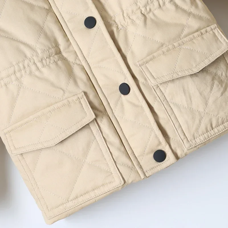 Autumn Baby Boys Clothes Full Sleeve Solid Parkas Set Cotton Suits Children Clothing Toddler Turn Durncollar Tracksuits Jacket
