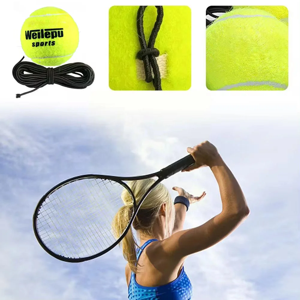 1PC Professional Tennis Balls With Elastic String Bounce Ball Rebound Practice Beach Ball Beginner For Training Accessories