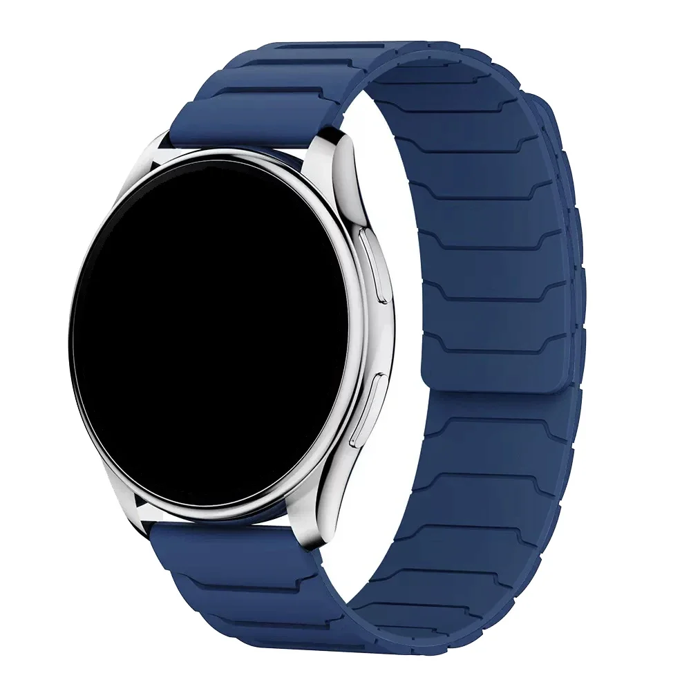 Magnetic Loop Silicone Sport Band - Universal Smartwatch Accessory, 22mm/20mm Strap