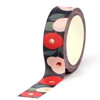 NEW 1PC 10M Decorative Big Red and Light Pink Flowers Washi Tapes for Planner Adhesive Masking Tape Cute Stationery 1