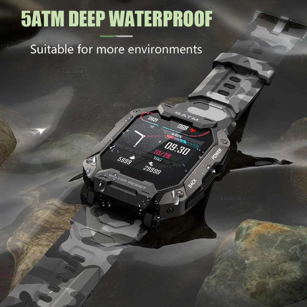 SACOSDING ü ġ Smartwatch ȵ̵   ƮϽ ð 5 Atm   Ʈ ġ  