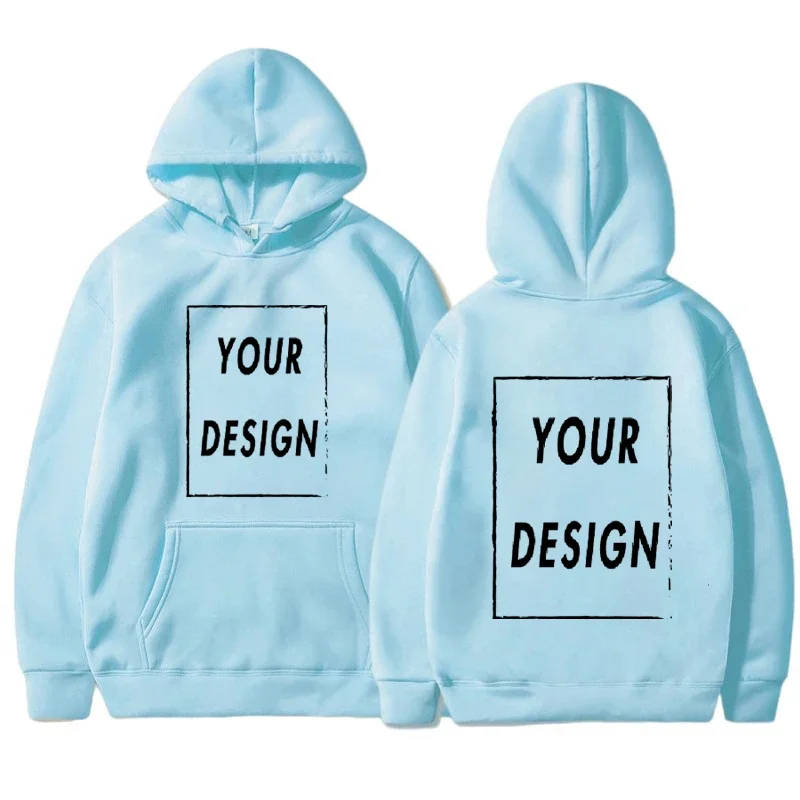 Customized printed men's and women's hoodies, loose casual clothing, fashionable long sleeves, and personalized streetwear 2