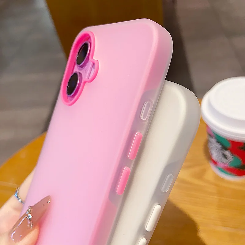 Sleek Matte Skinfeel 2-in-1 Bumper Shockproof Phone Case