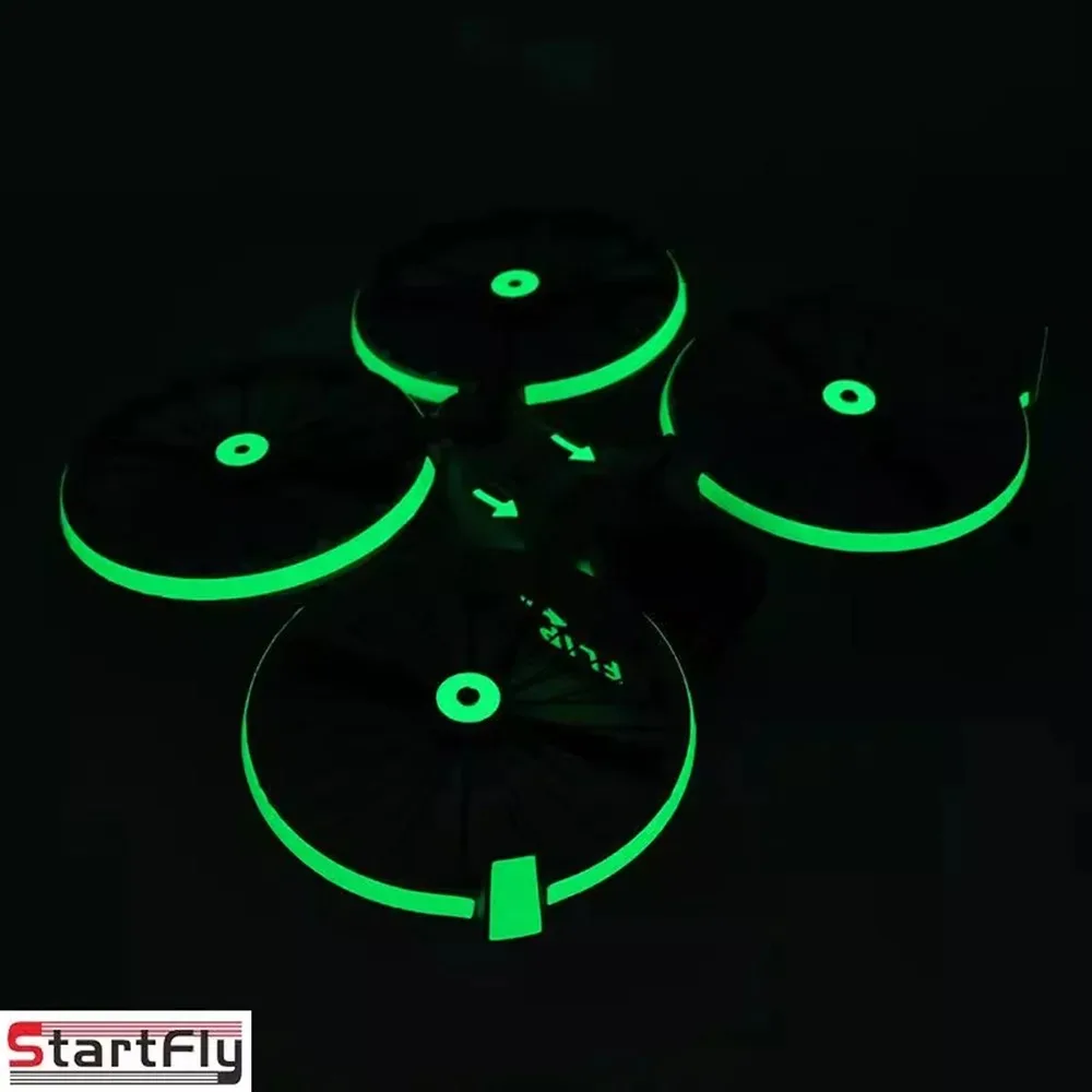 For DJI FLIP Drone Luminous Stickers Night Safety Cool Flight Decoration Decals Skin Anti-Scratch Protective Film Accessories ﻿