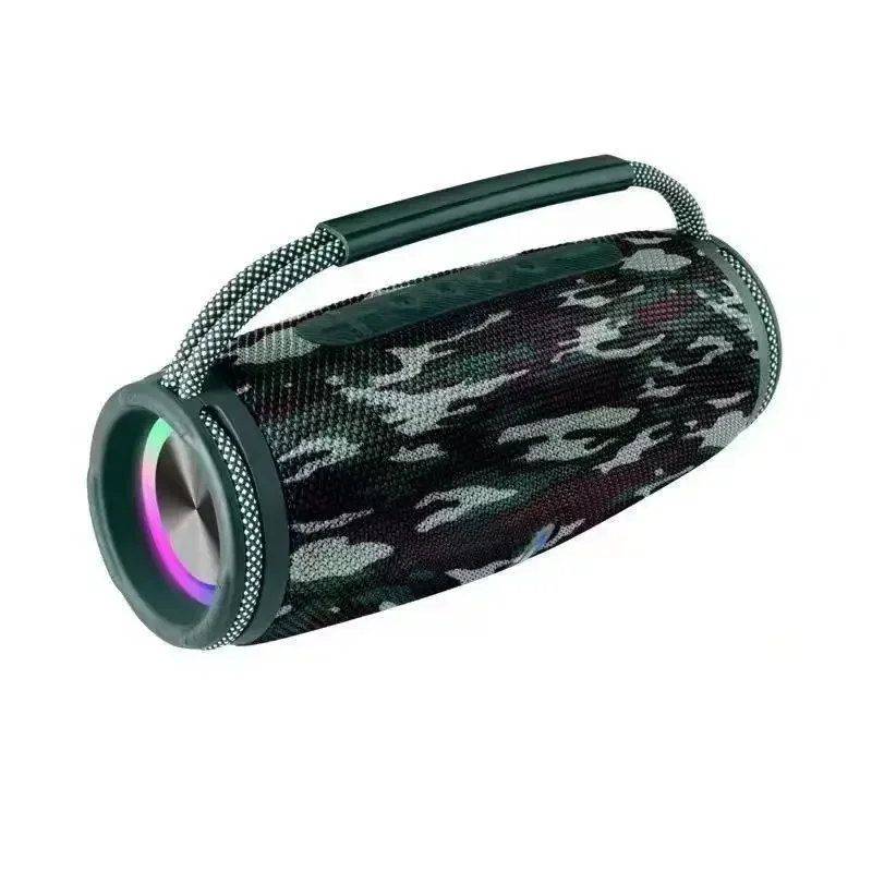 

2023122920 portable subwoofer desktop colorful steel gun Bluetooth mini speaker