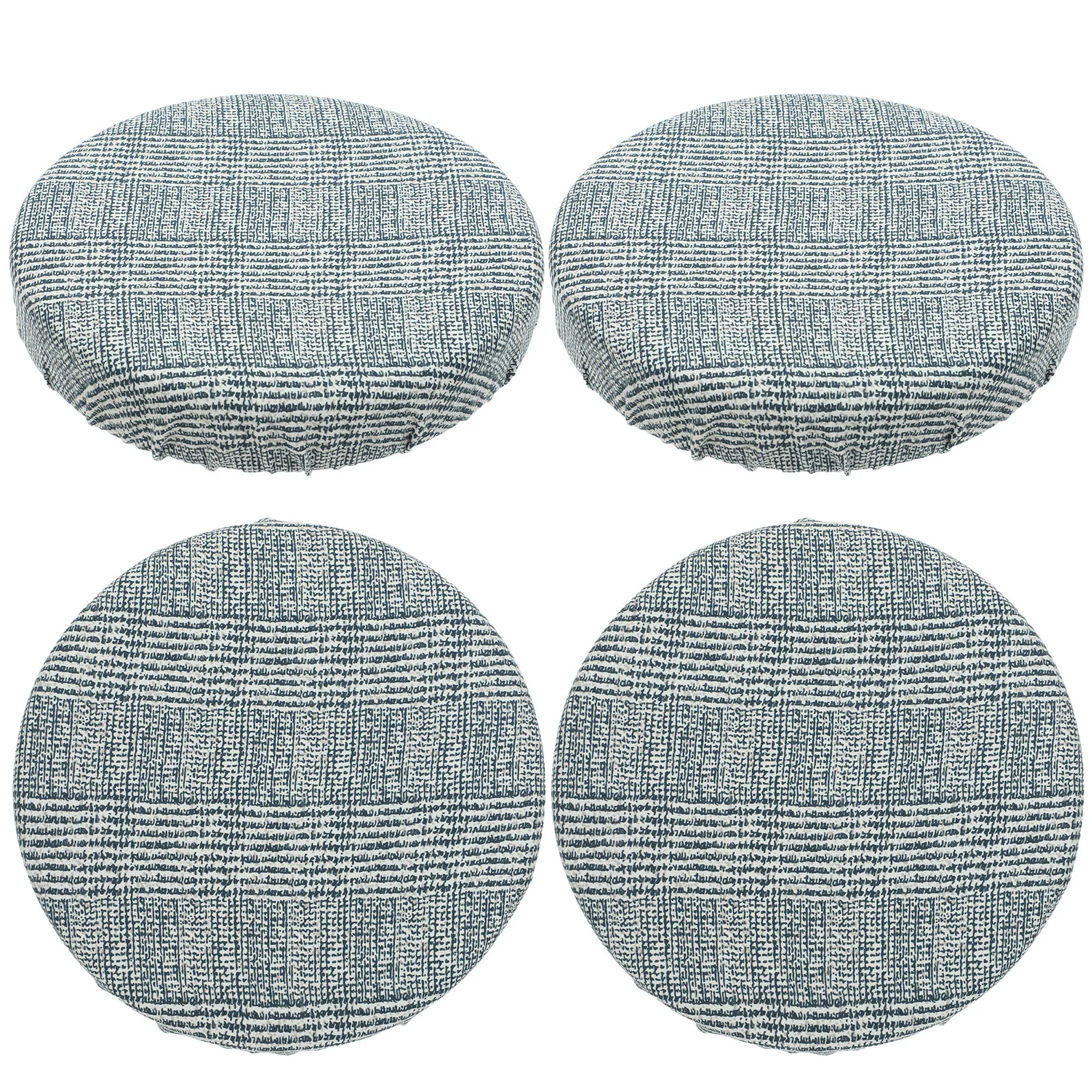 

4pcs Stool Covers Round Elastic Chair Covers Stretchy Washable Stool Seat Slipcover