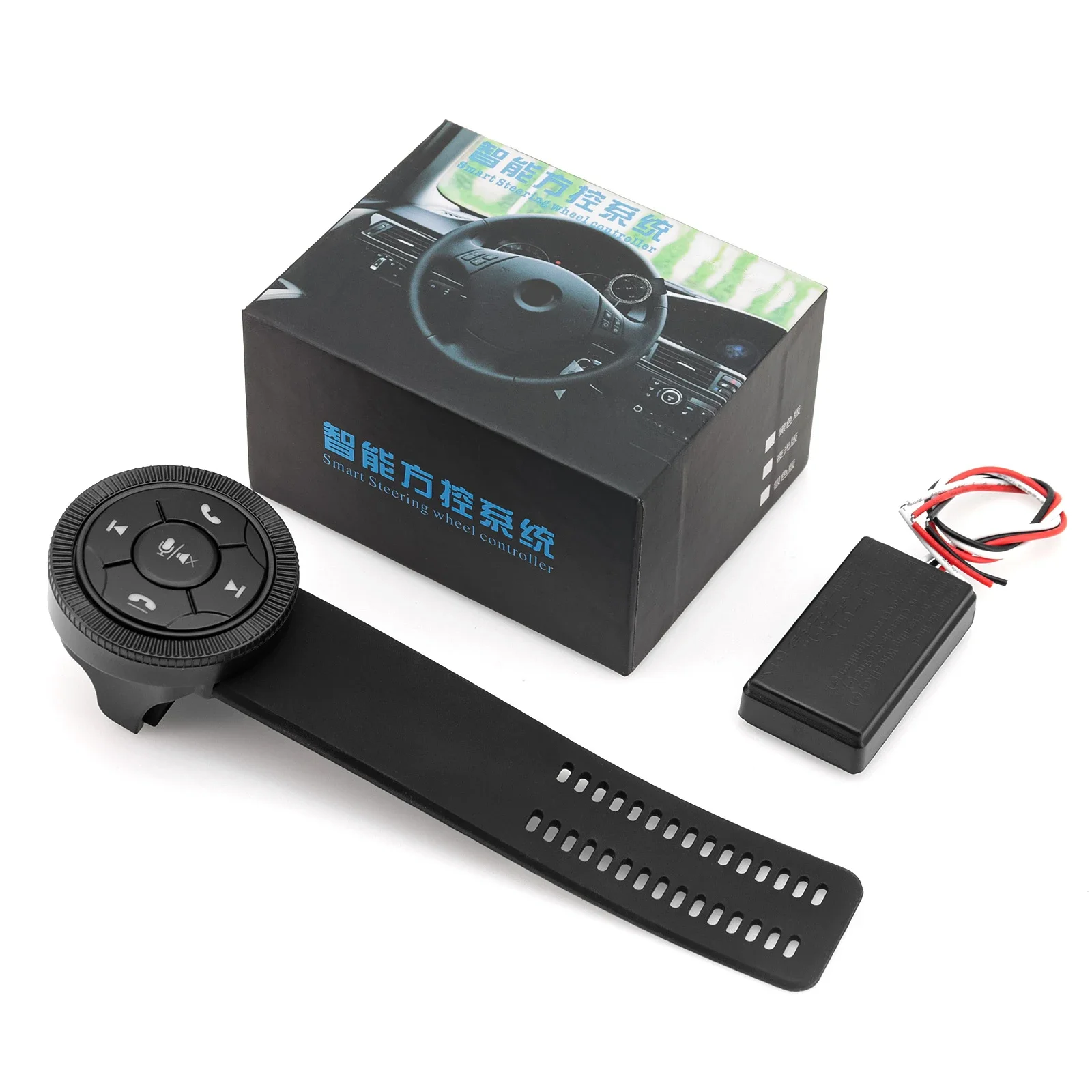 Pulsante di controllo del volante dell'auto senza fili a 6 tasti per autoradio DVD GPS Unità principale di navigazione multimediale Pulsante di controllo remoto - Image 6