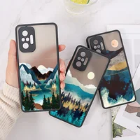 Scenery Case For Xiaomi Redmi Note 8 Pro Cases Xiaomi Redmi Note 11 10 9 7 9s 10s 11s Redmi 9 10 9T Hard Matte Phone Cover Funda