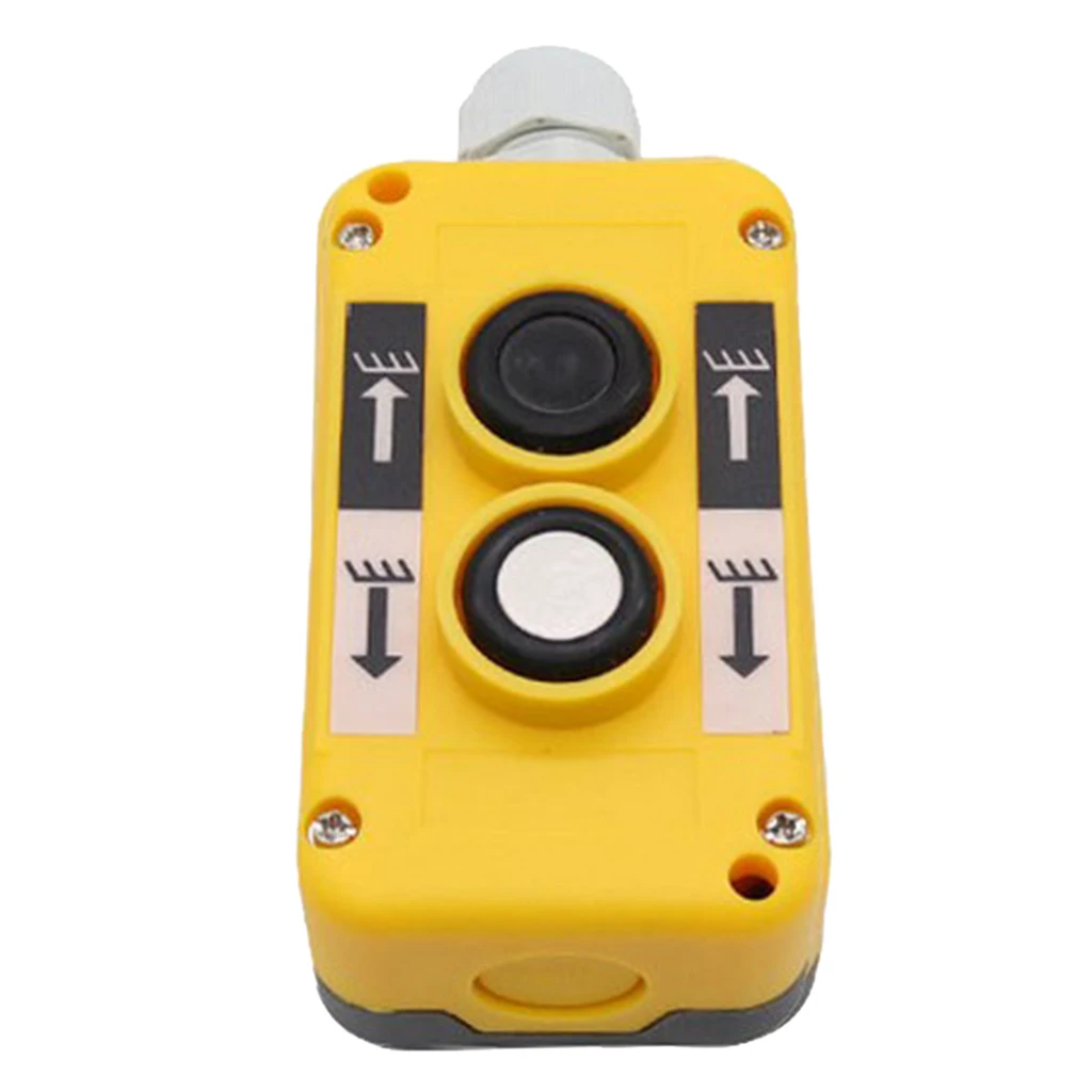 COP-2B Crane Pendant Control Station Lifting Unloading Push Button Switch Crane Button Switch Box Lifting Unloading